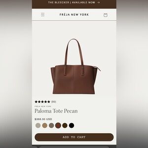 Paloma Tote Pecan
